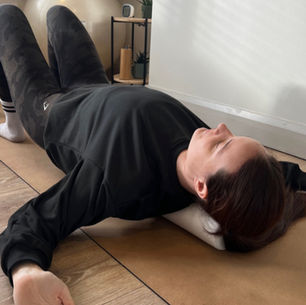 February Pilates at Home: Move of the Month – Spinal Release on a Foam Roller