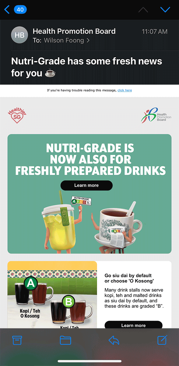 Nutri-Grade Website