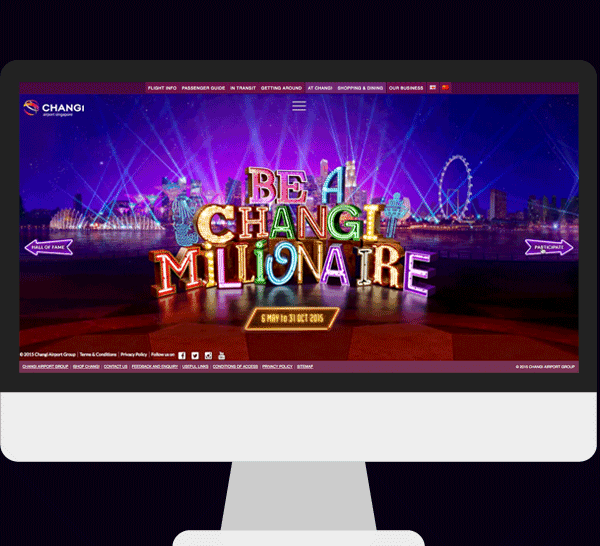 Be a Changi Millionaire website