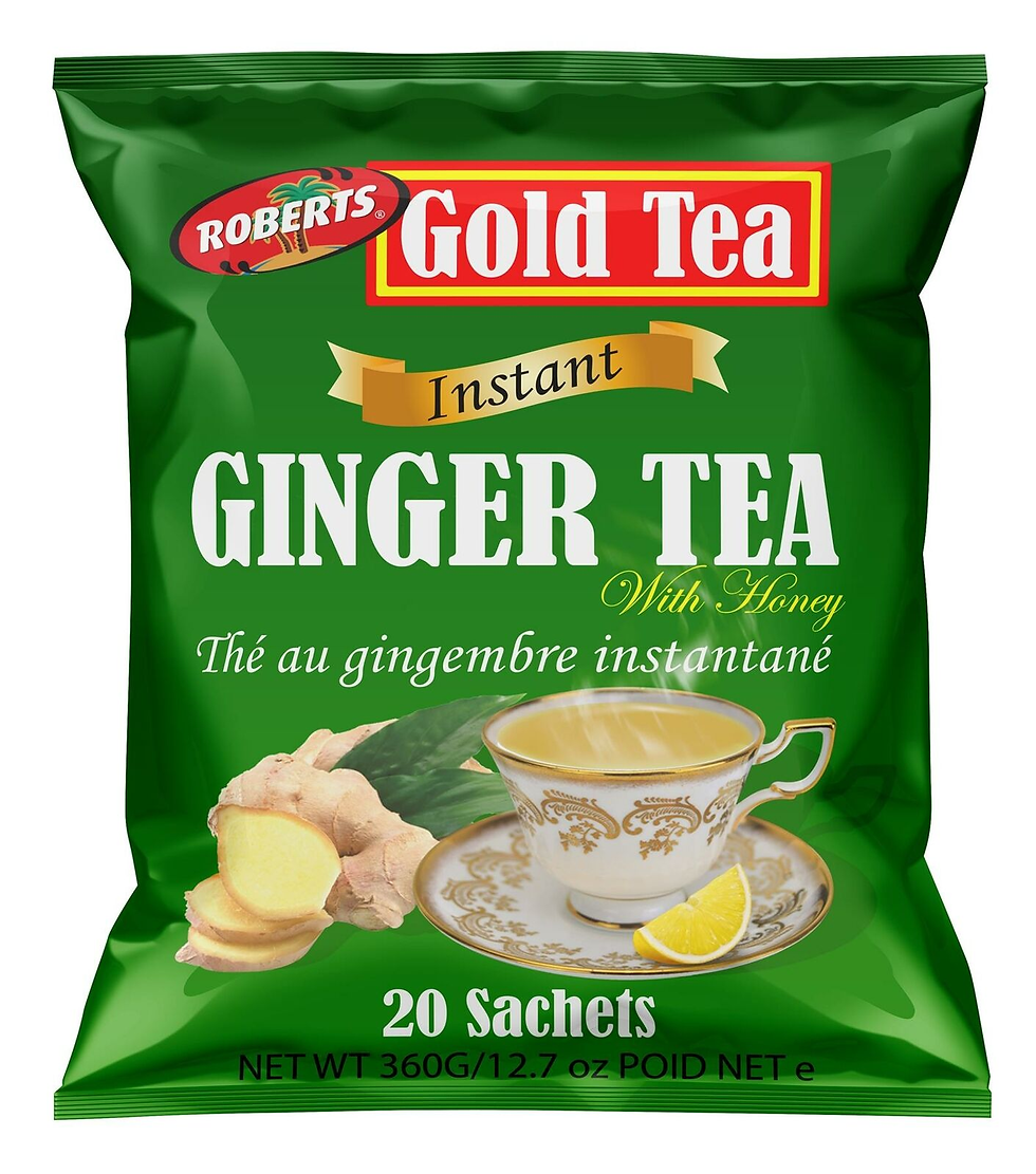 Gold Tea Instant Ginger Tea with Honey 360G (20 Sachets)