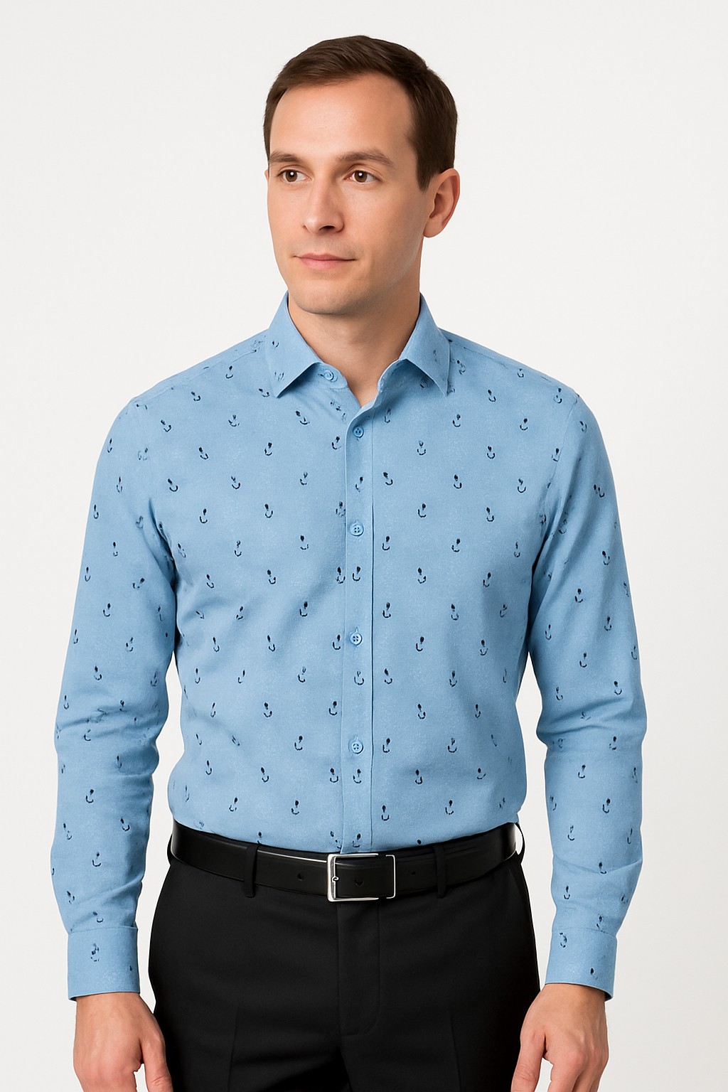 Camisa con Estampado Náutico