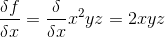Computing partial derivative