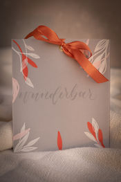 Handlettering, Karte, Schleife