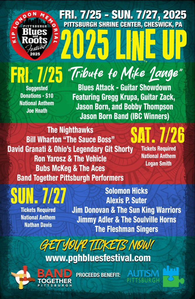Kip London Memorial Pittsburgh Blues & Roots Festival