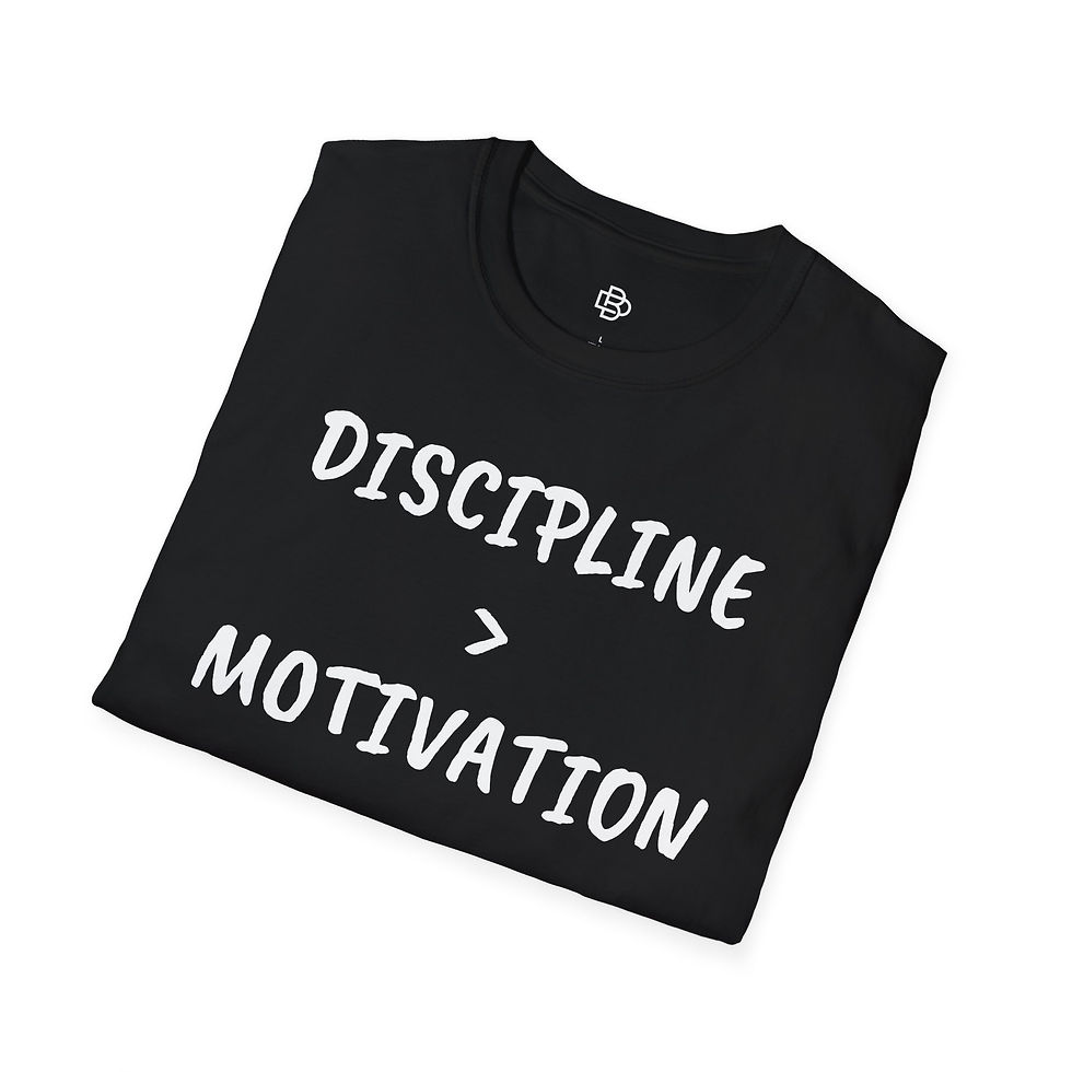 Thumbnail: Discipline > Motivation Tee