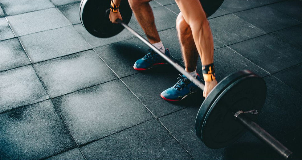 Barbell weights symbolizing growth through challenge and effort.
