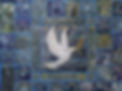 mural with dove and olive branch in the center and tiles made by congregants, sponsored by the design committee