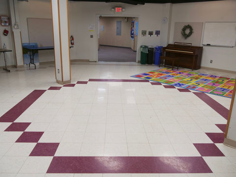 floor tiles in the octogonal Core space