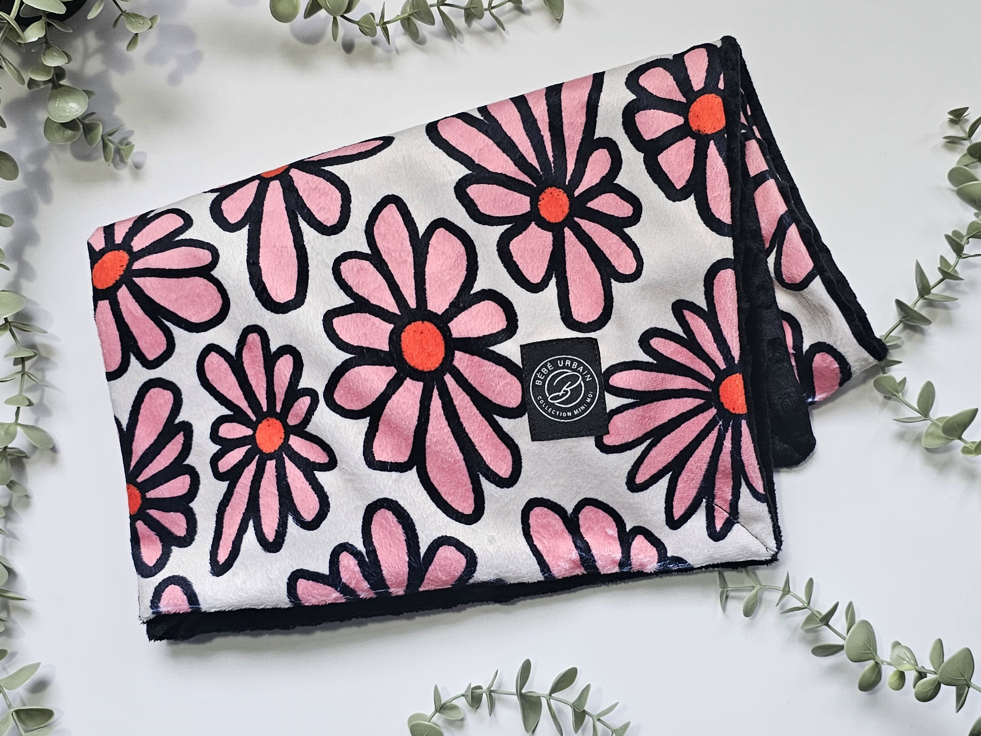 Couverture double minky pour bébé