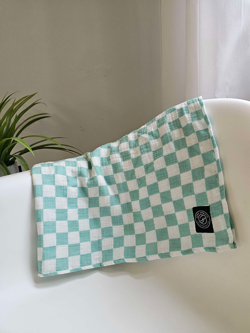 Thumbnail: Couverture en mousseline hyper douce pour bébé urbain
