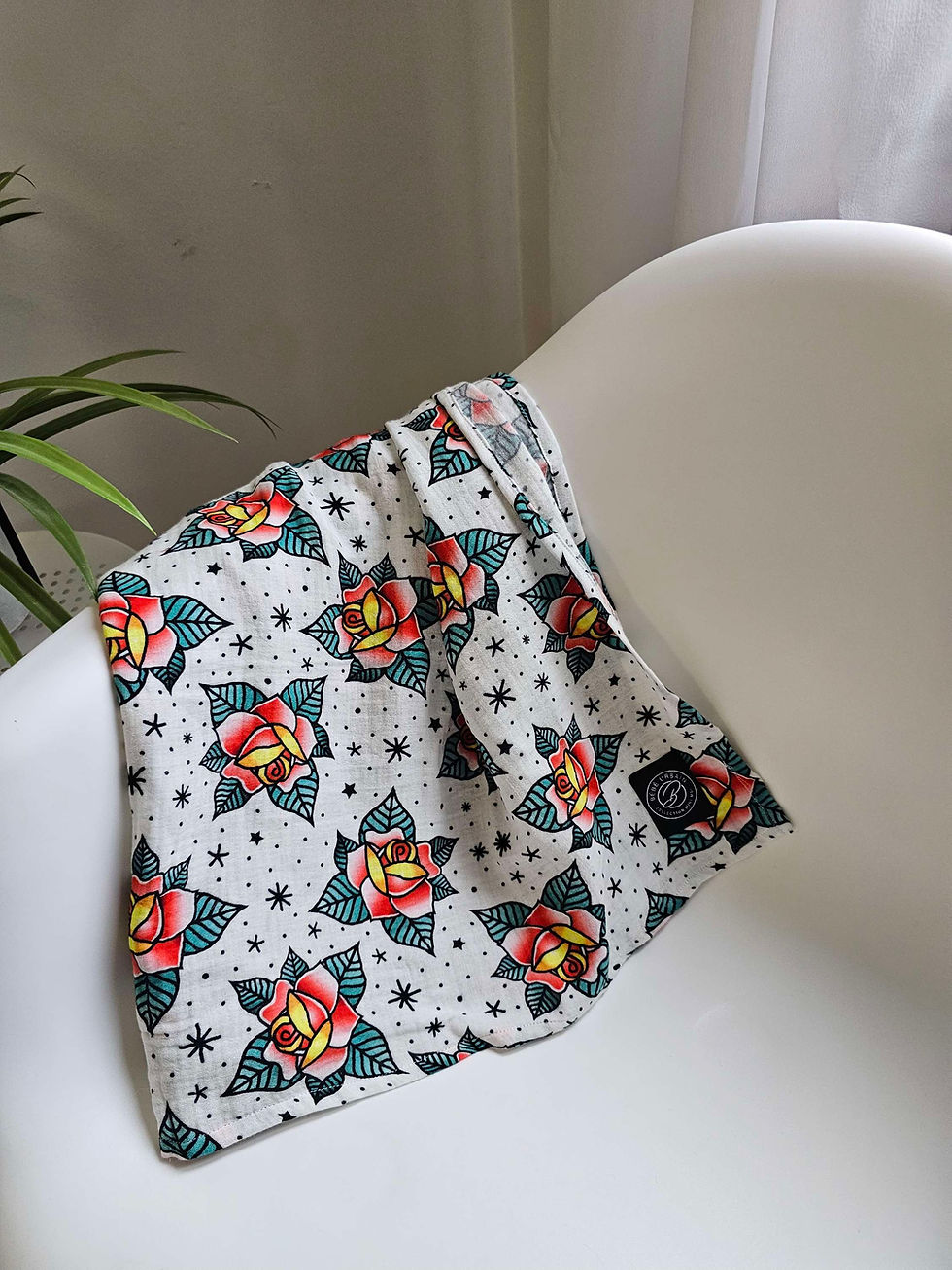 Thumbnail: Couverture en mousseline hyper douce pour bébé urbain