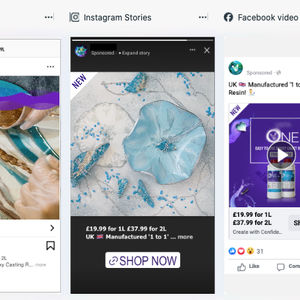 Epoxy Art Resin Facebook Ad