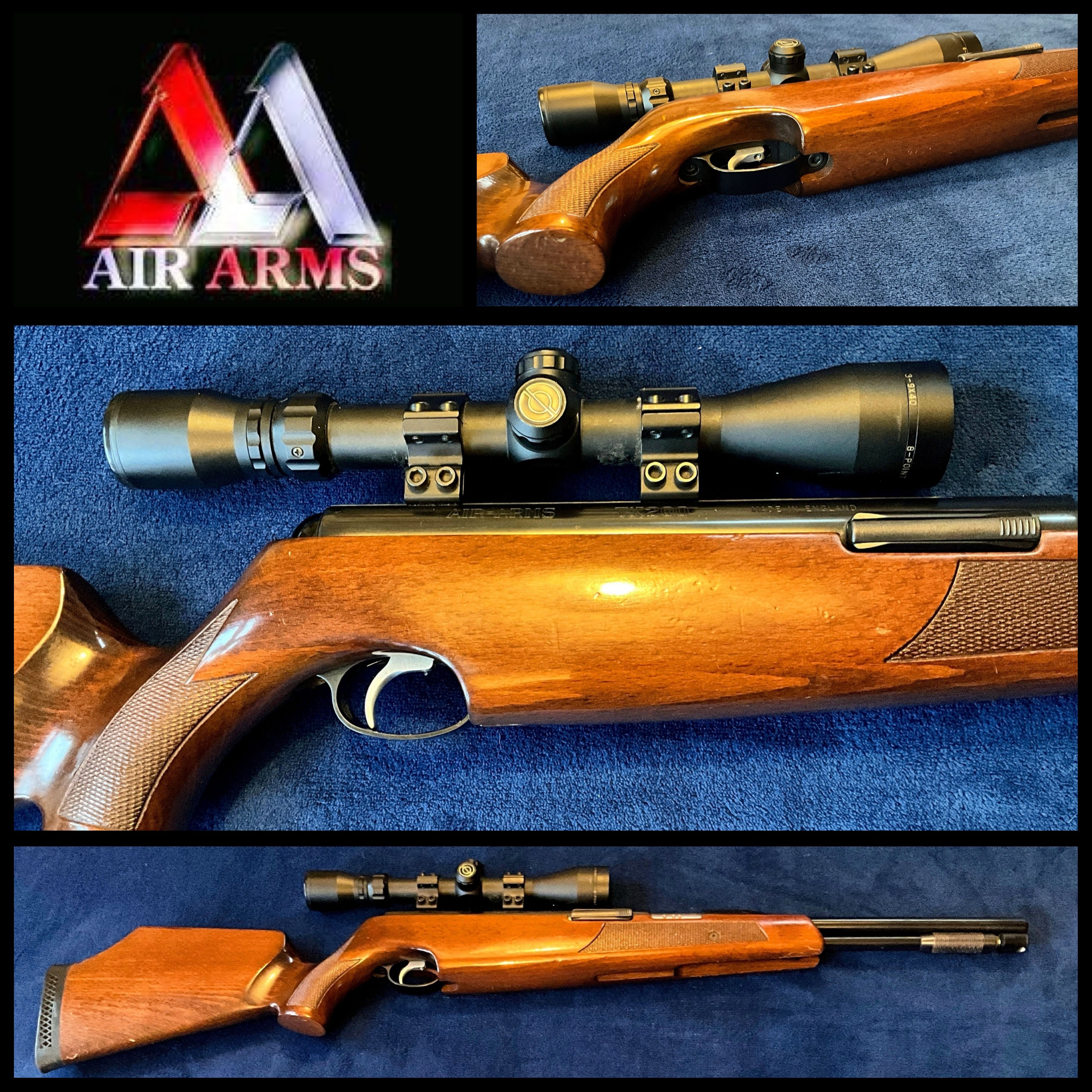 USED - Air Arms Pro Sport .22 under lever package
