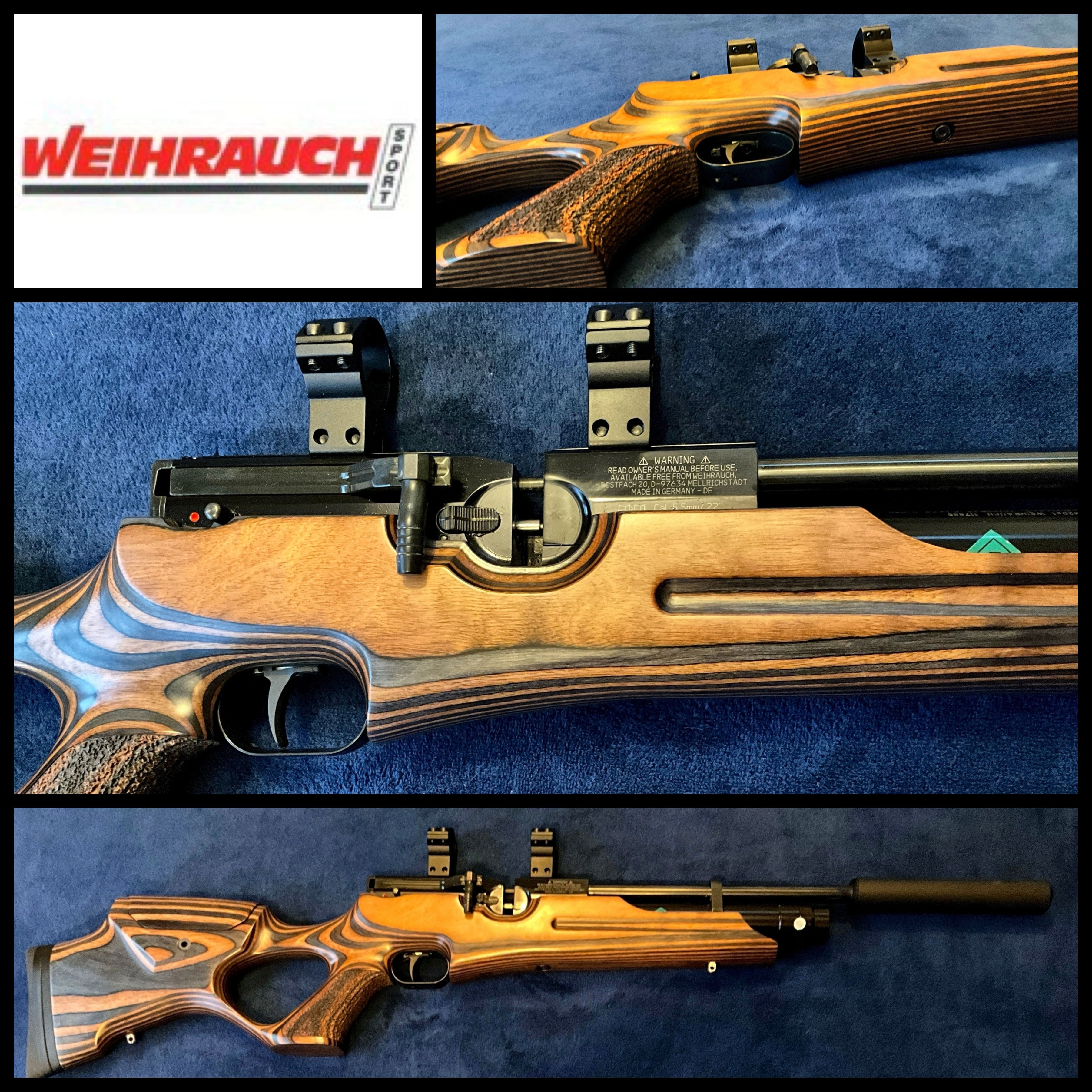 USED - Weihrauch HW100 KT .22 laminate PCP