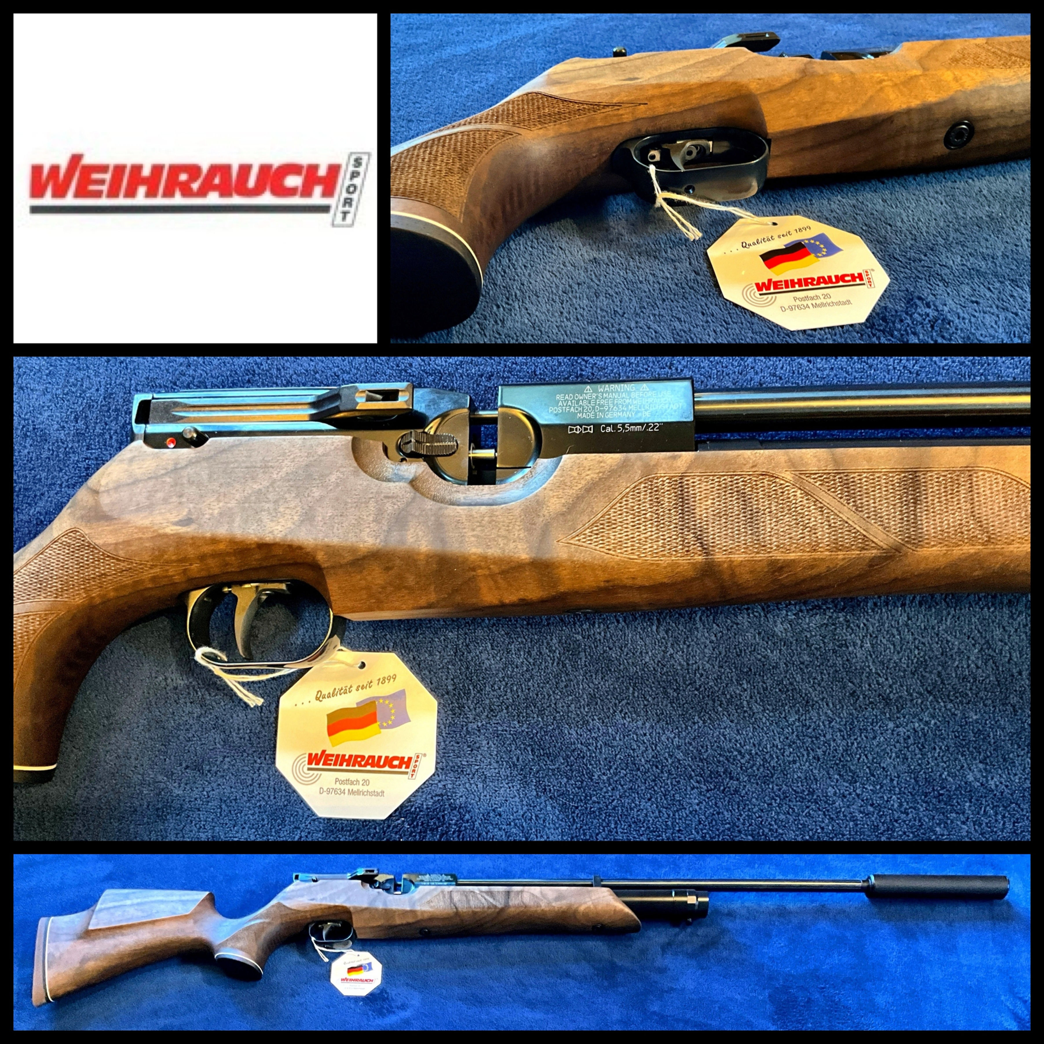 NEW - Weihrauch HW100 S .22 PCP FAC RATED