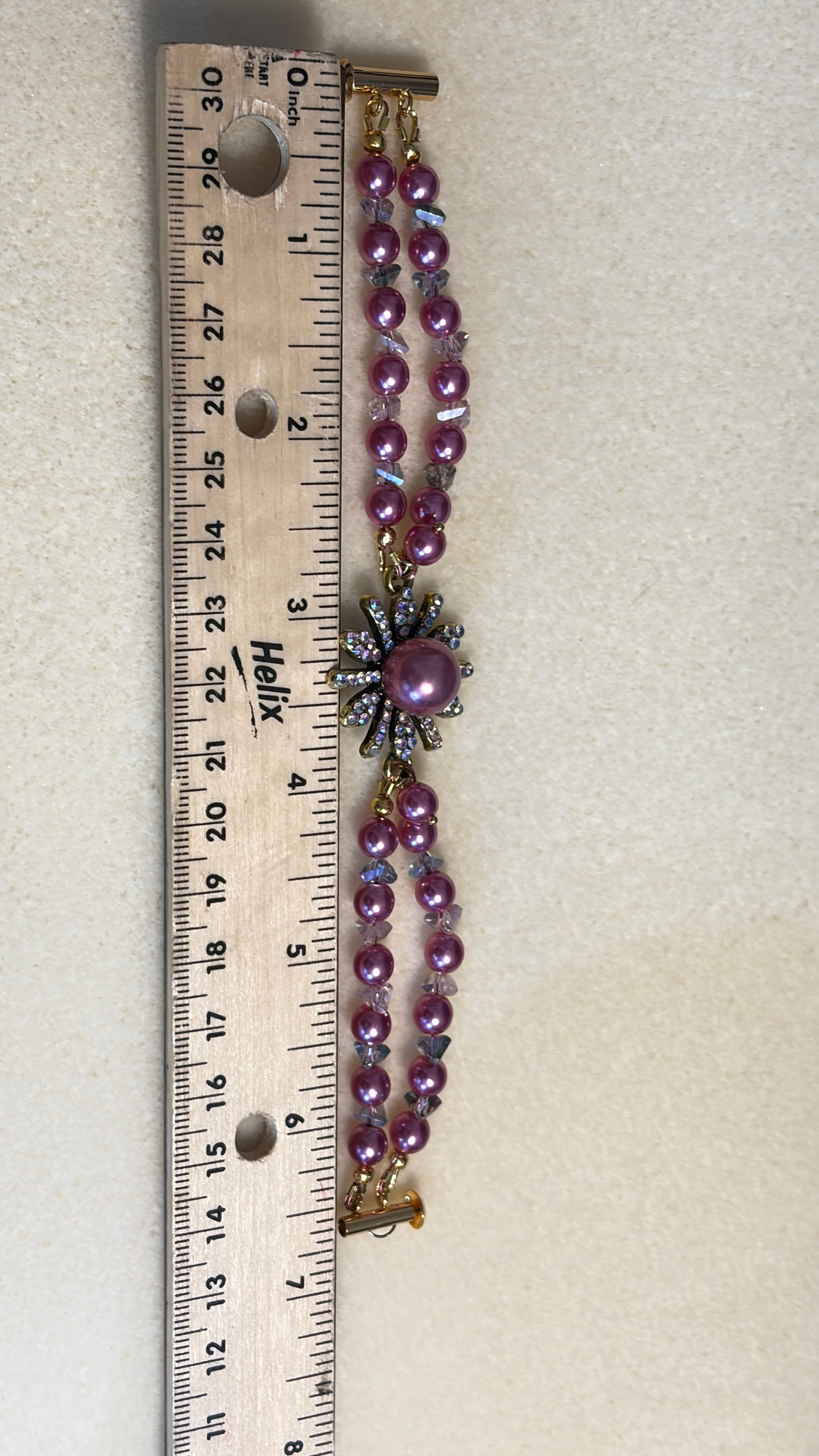 Classic Pearl & antique gold Bracelet