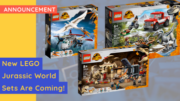 Six New Jurassic World Sets Coming From LEGO This April.
