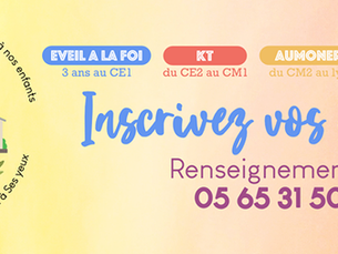 INSCRIPTION CATECHISME