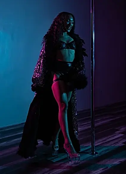 Birthday girl having pole party at Vertical Addicts