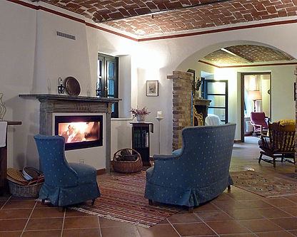 Le grand salon au rez-de-chaussée est le point de rencontre B&B