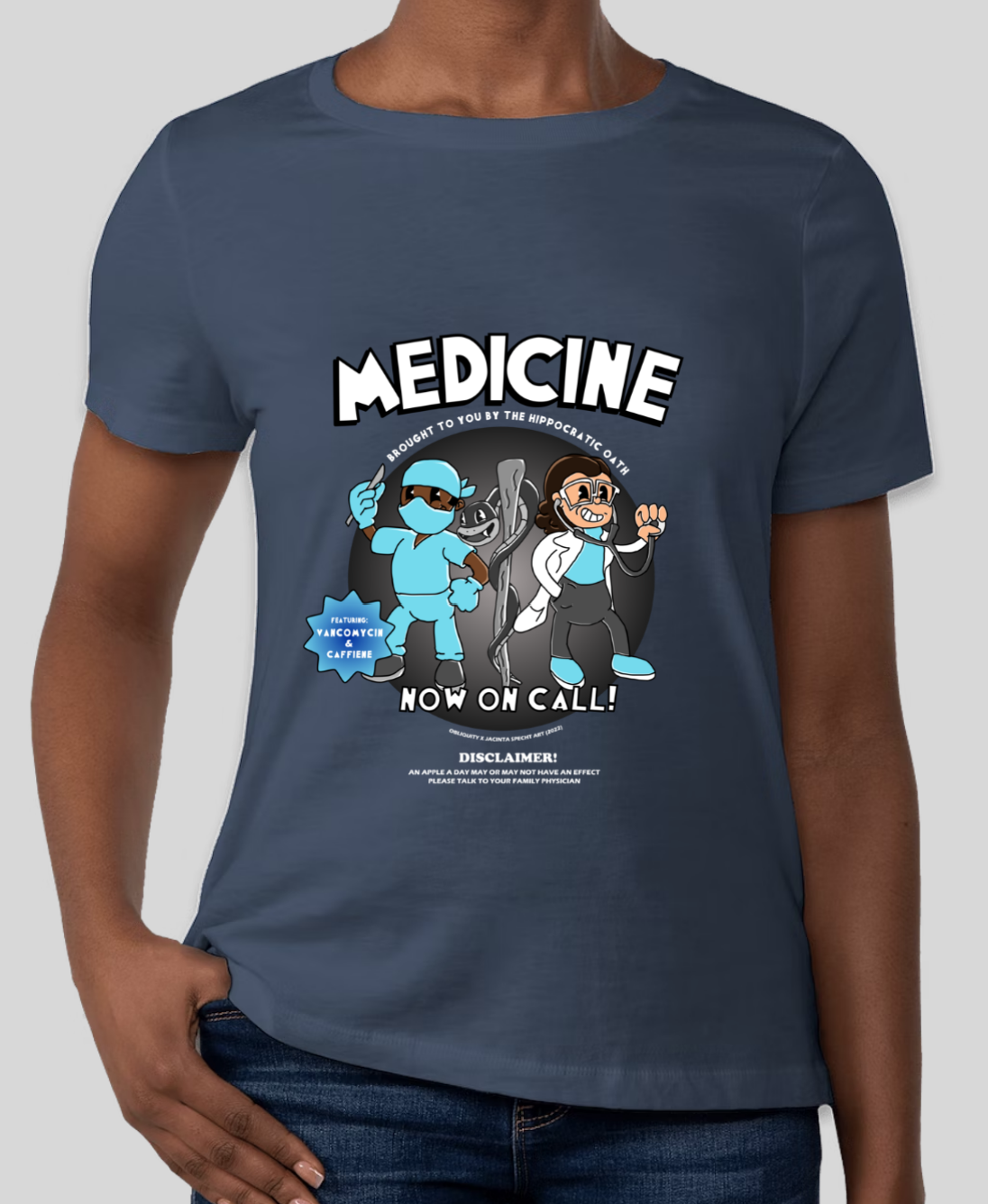 Medical Cartoon (Fitted) Tee