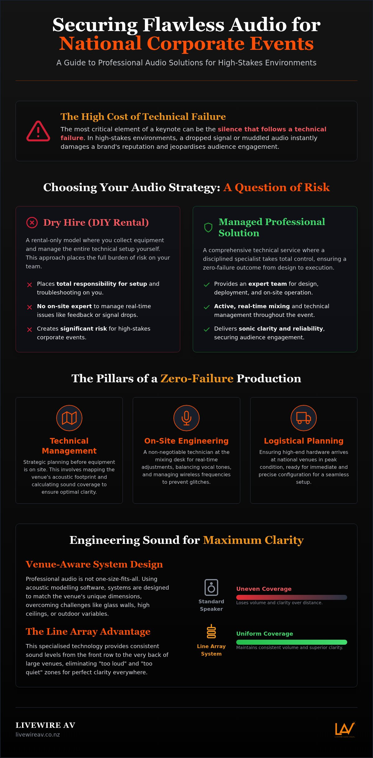 Professional event audio solutions