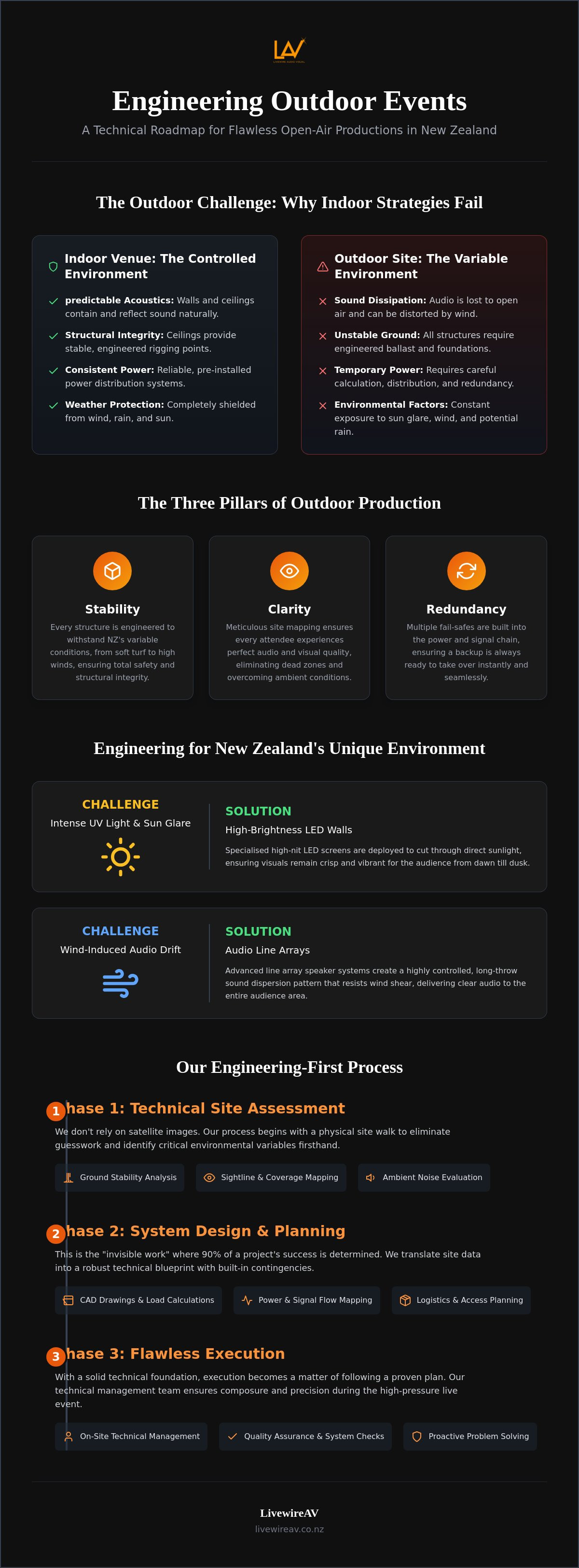 Outdoor event production NZ