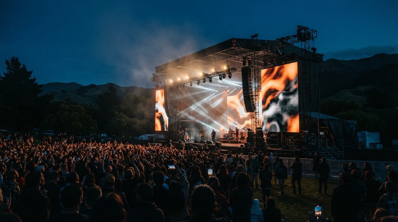Outdoor LED Screen Rental for Festivals and Concerts