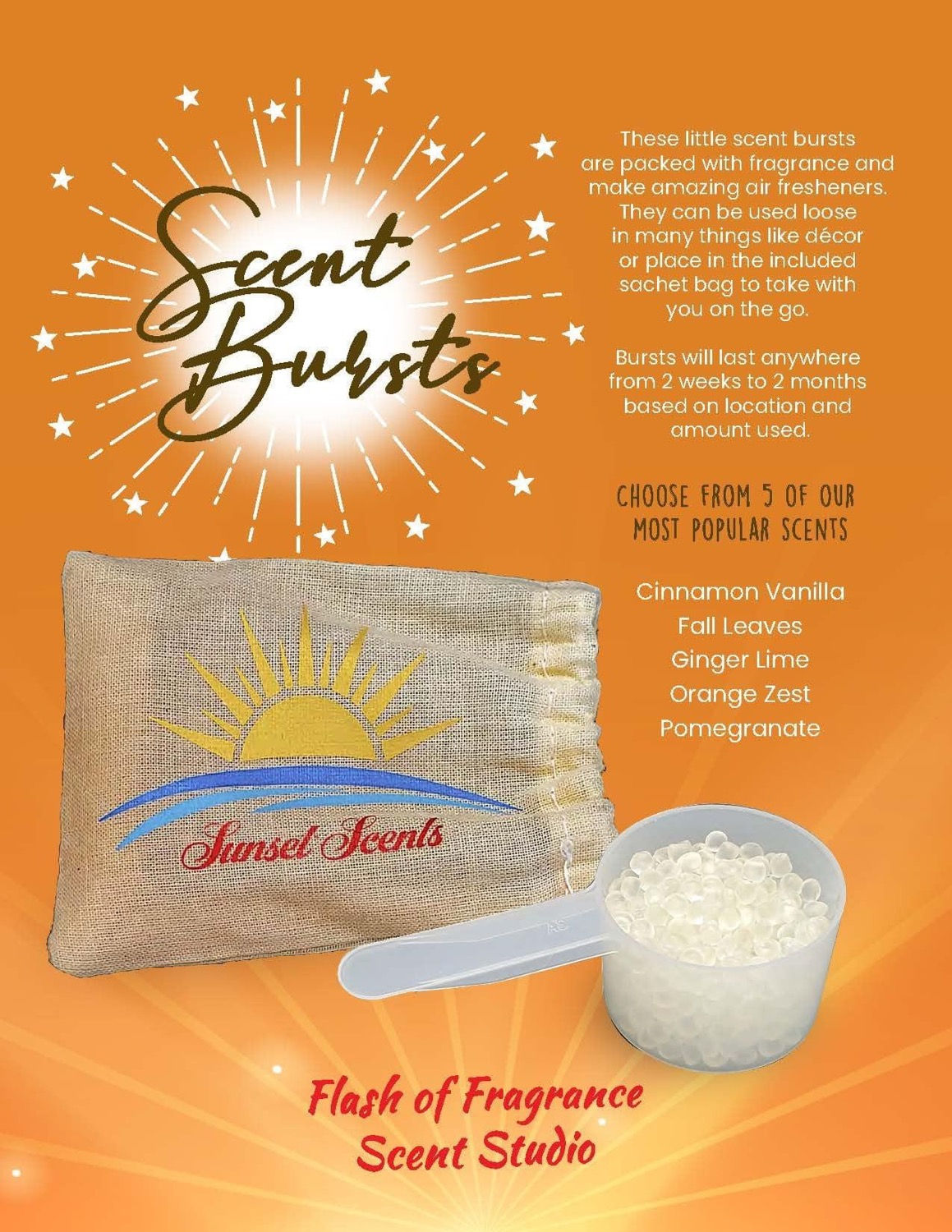 Scent bursts - ginger lime