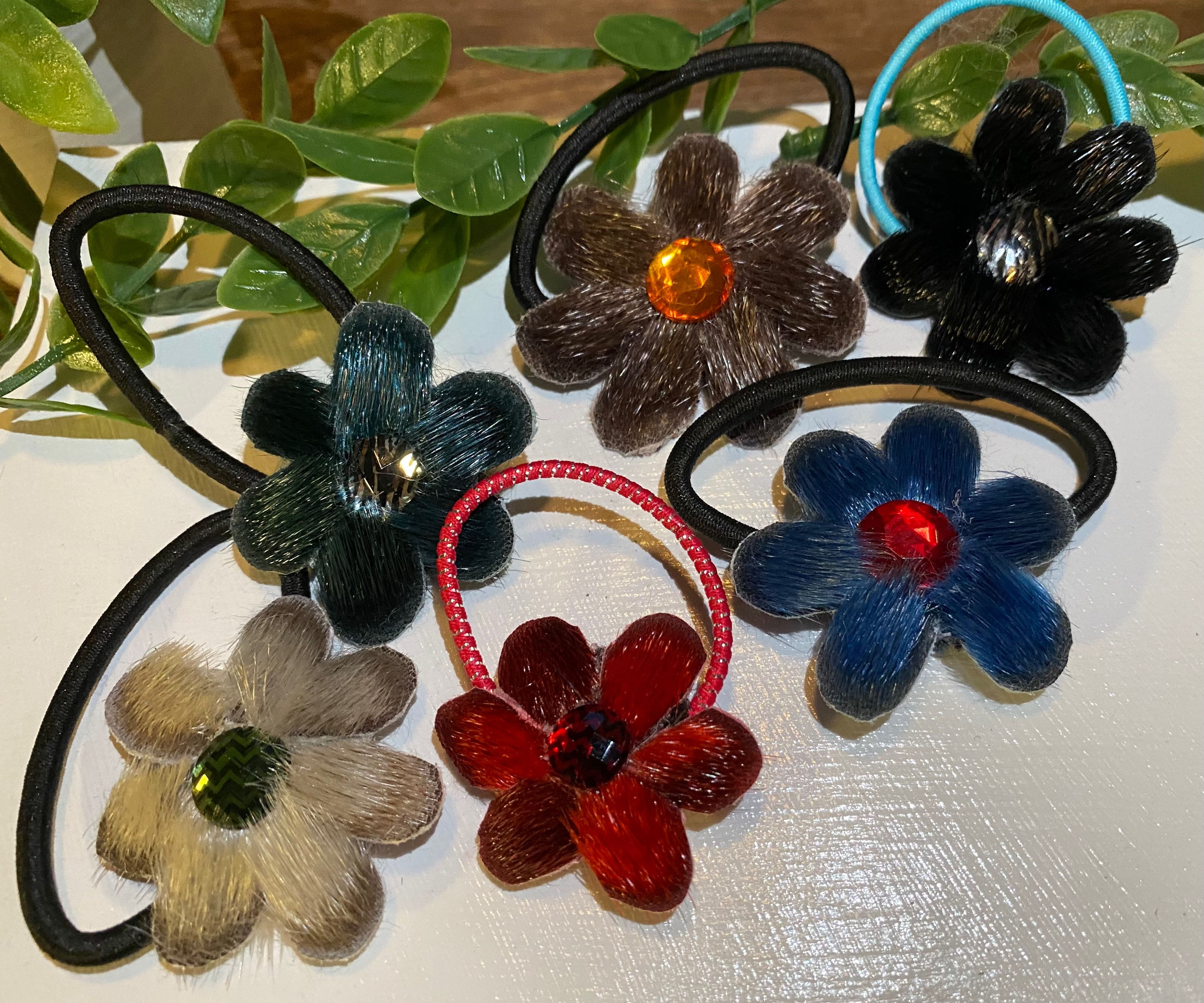 Seal skin hair ties 