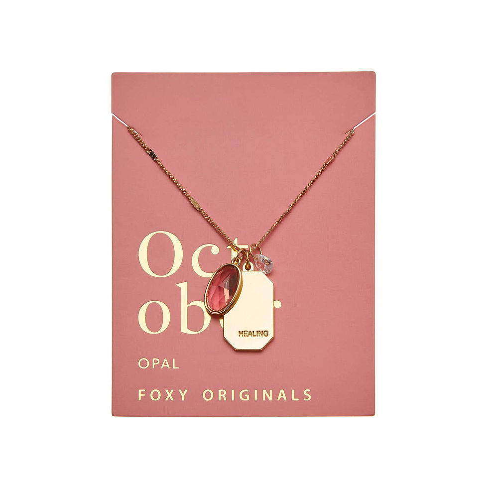 Thumbnail: Birthstone Necklace | Gold Birthday Jewellery