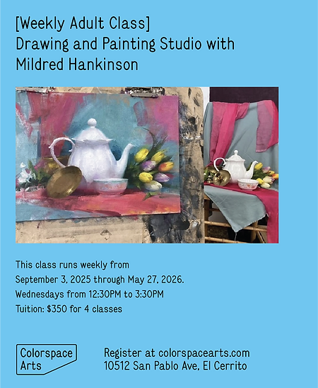 Adult art class