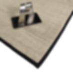 Seagrass plata borde negro