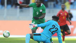 Anthony Okpotu pulling down trees in Tunisia