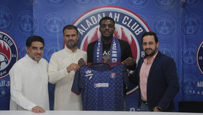 John Ogu trains at Al- Adalah FC in Saudi Arabia