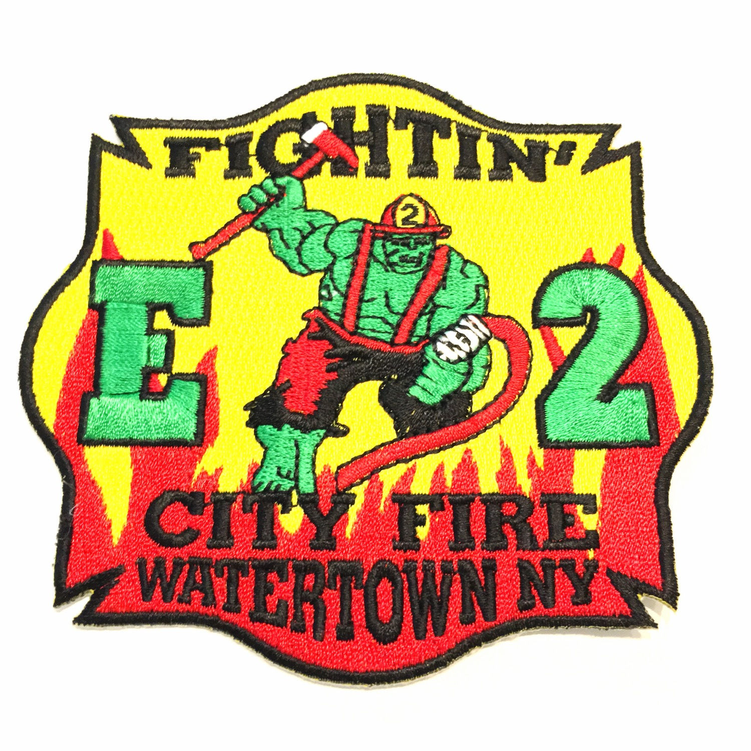 Watertown New York Engine 2 Fire Patch