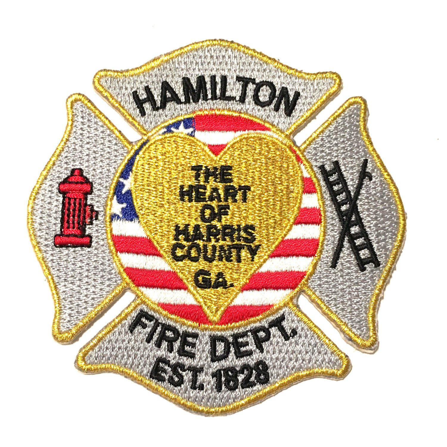 Hamilton Harris County GA Fire Dept. Patch