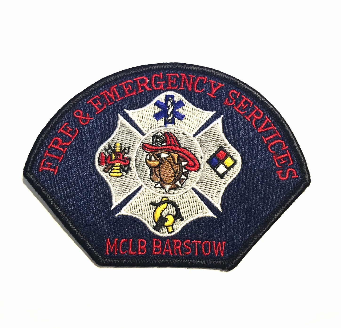 BARSTOW CALIFORNIA U. S. MARINE CORPS LOGISTICS BASE FIRE PATCH