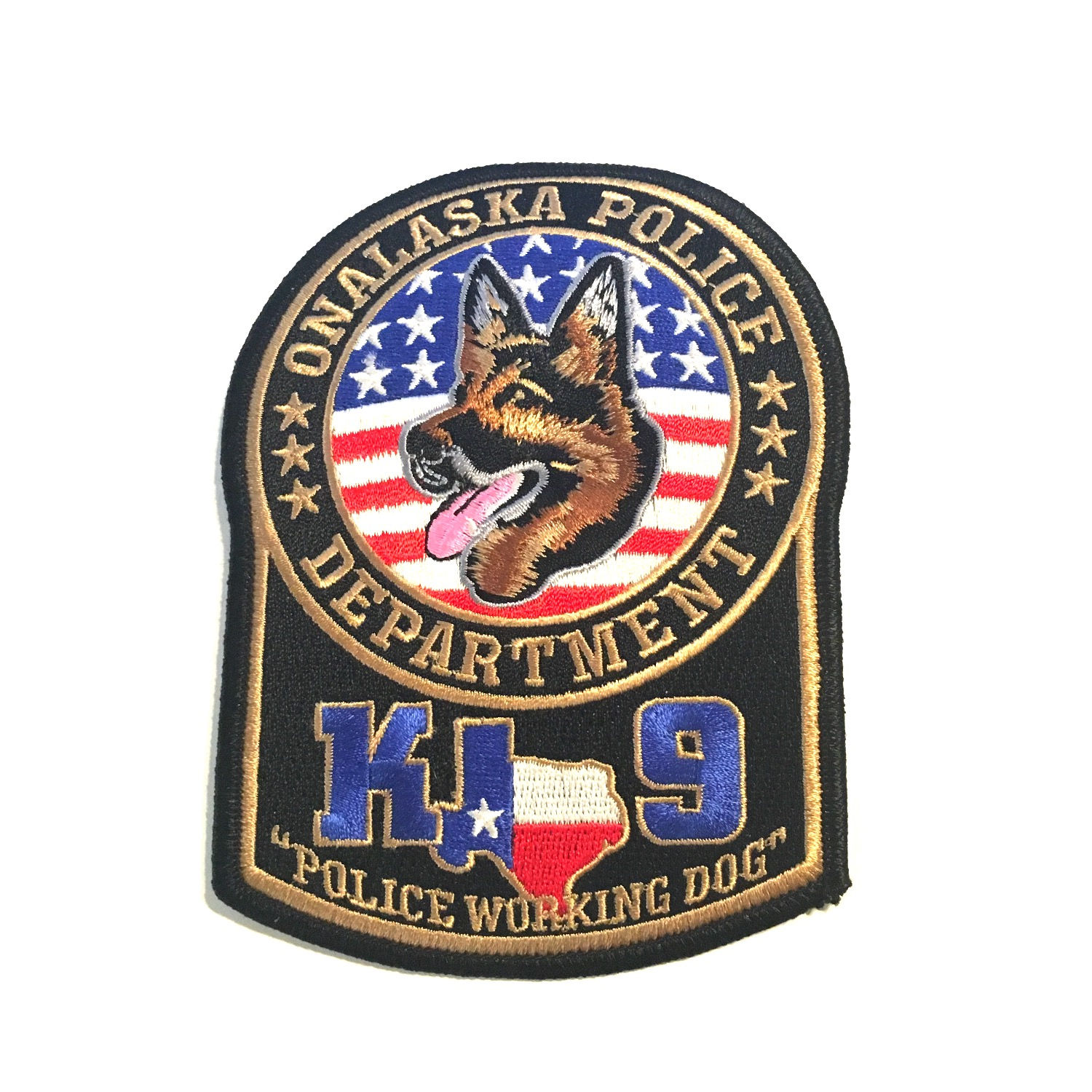 ONALASKA TEXAS POLICE K-UNIT PATCH