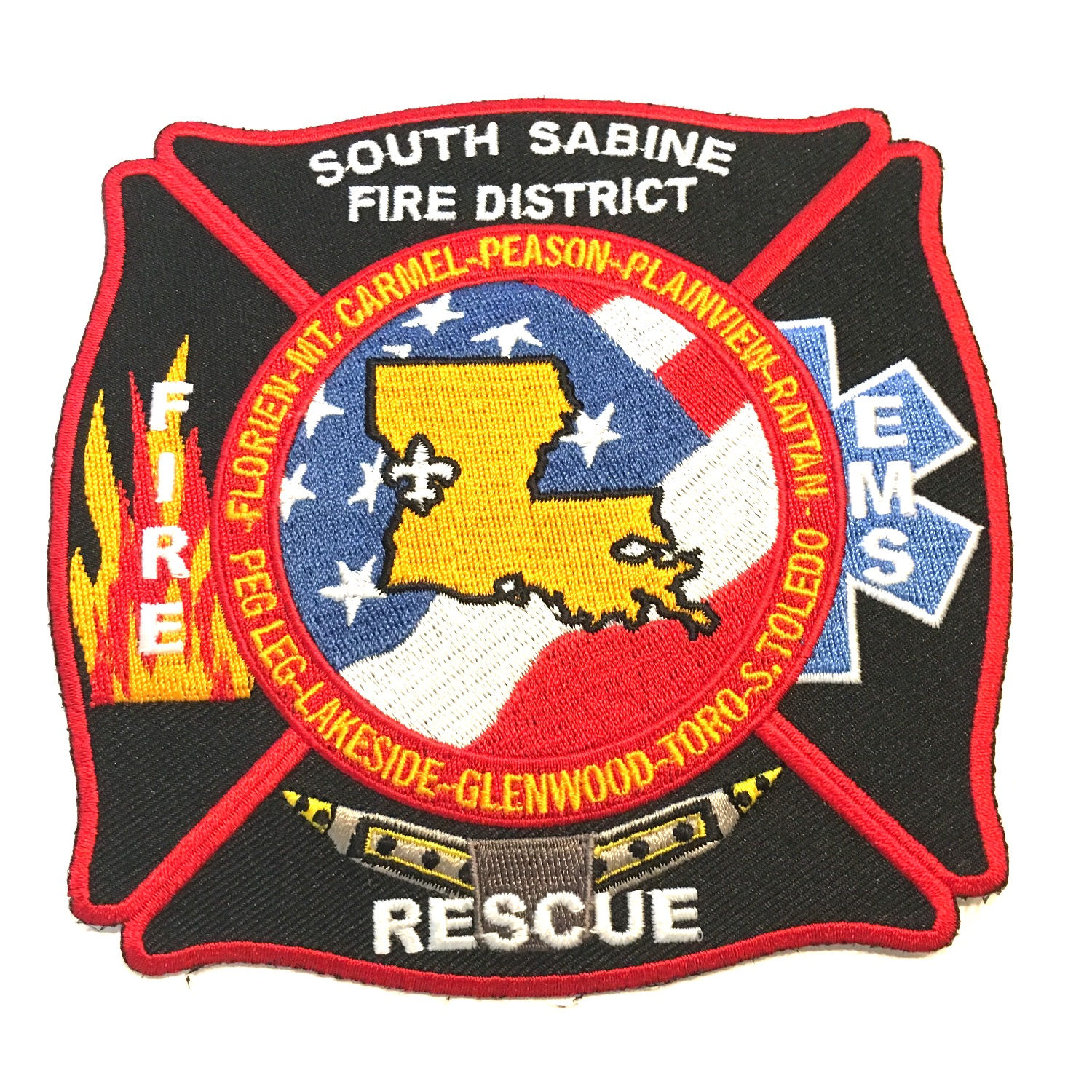 South Sabine Texas Rescue Fire Dept. Patch