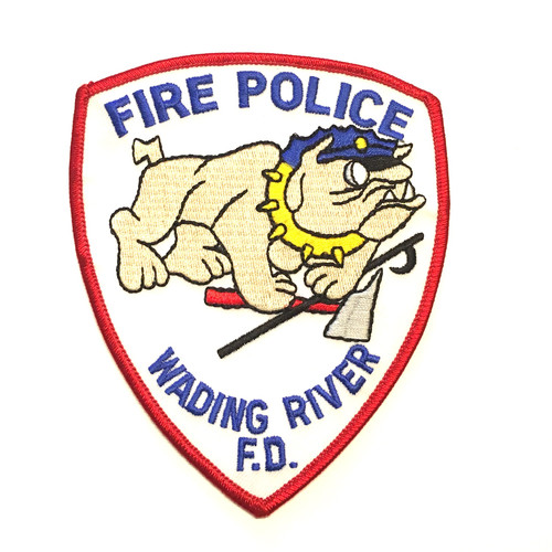Wading River New York Fire Police Dept. Patch RoughPatch