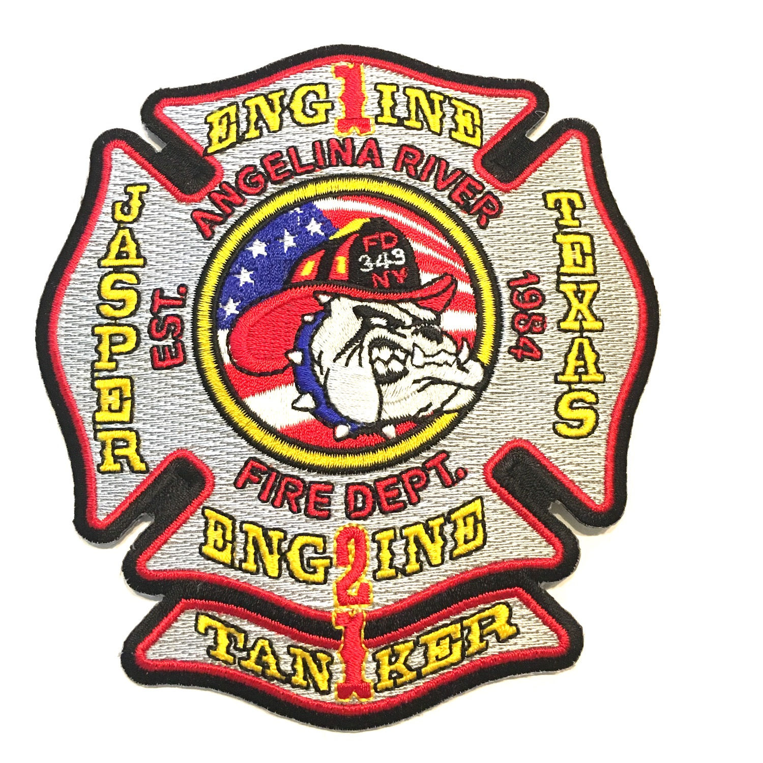 Jasper Texas Engine 2 Fire Dept. Patch