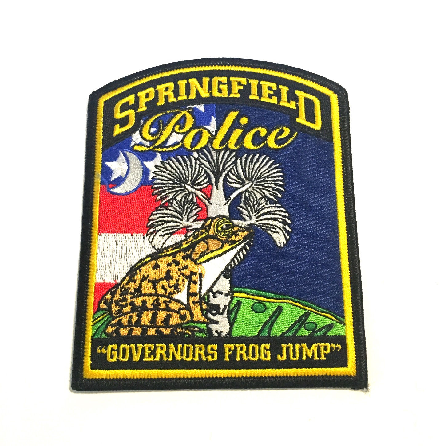 SPRINGFIELD SOUTH CAROLINA POLICE FROG JUMP PATCH