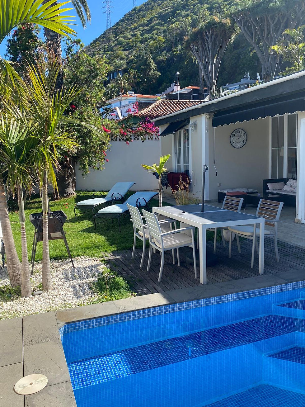 Terrasse und Garten