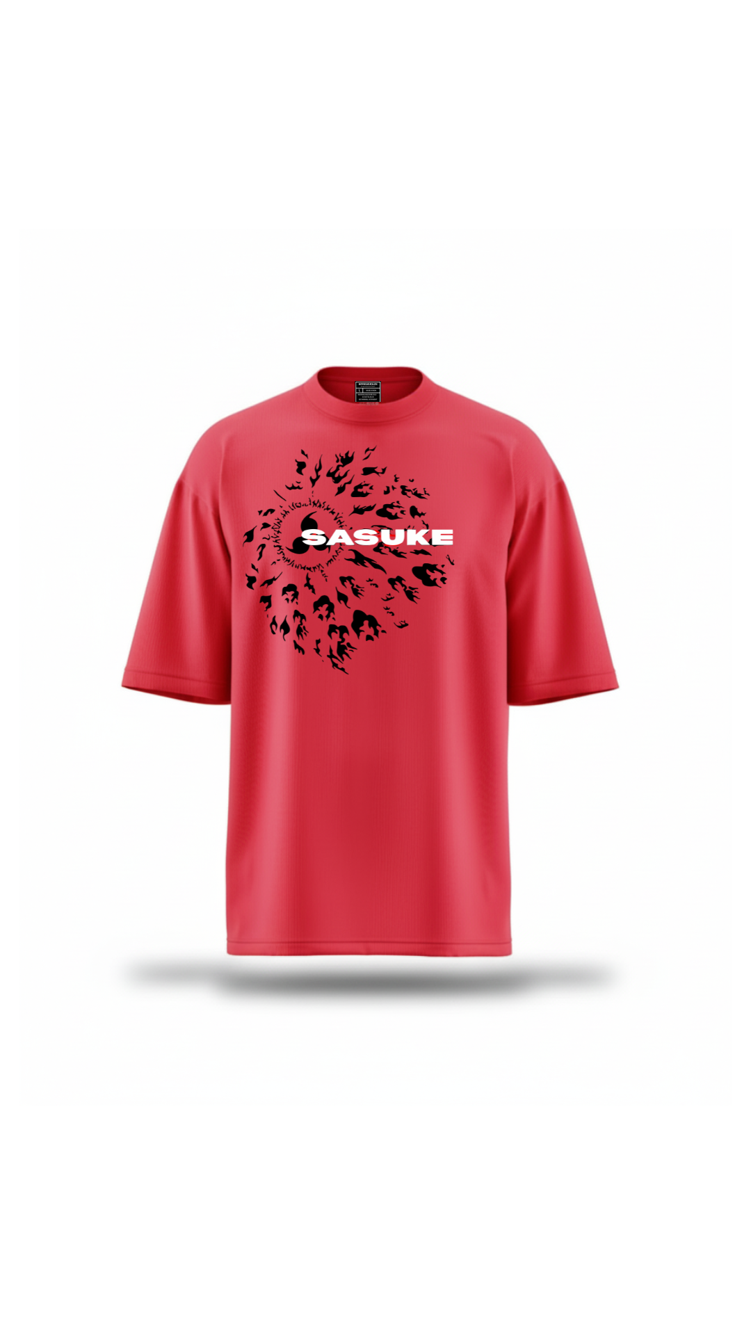 SASUKE Red oversized t-shirt