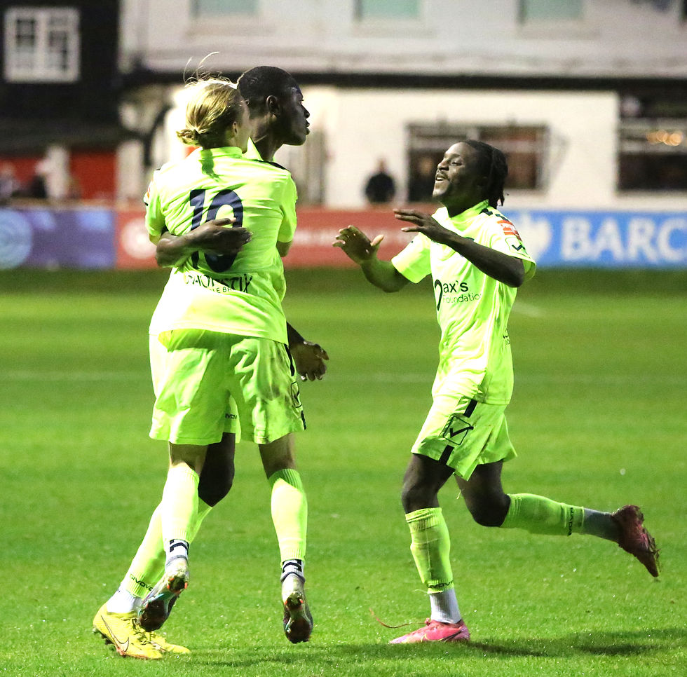 Wingate & Finchley celebrate against Lewes