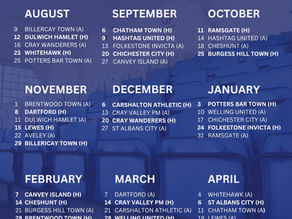 2025/26 Isthmian League fixtures released
