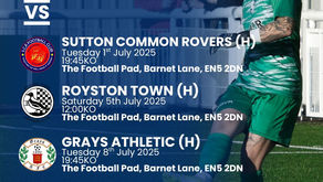 2025/26 Pre-season schedule confirmed