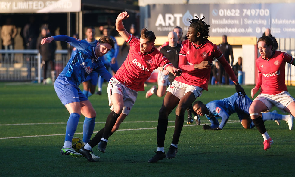Ryan Lowe cuts back before scoring vs Chatham A 24/25
