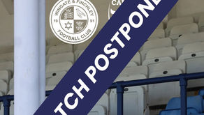 Match postponed